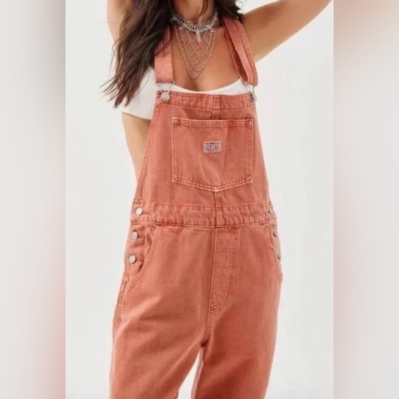 Levi’s Women’s Vintage Denim Overalls Brown Sz S NWT - Picture 5 of 12